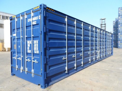 Container maritime 40 pieds open-side neuf