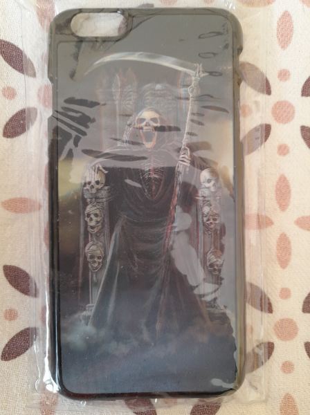 Coque 3 d  iphone  6 plus squellette tete de mort