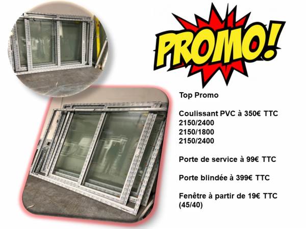 Coulissante pvc disponible