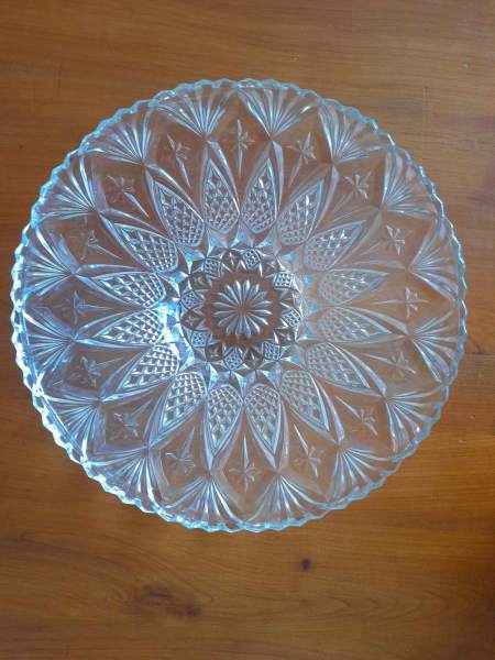 Annonce Coupe &agrave; fruit en verre cisel&eacute;