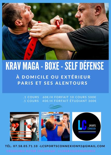 Vente Cours particulier krav-maga,boxe,self-défense