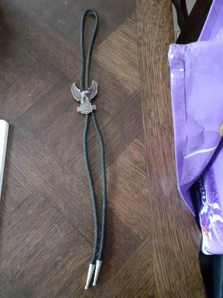 Vente Cravate lacet en m&eacute;tal aigle "made in usa bronx"