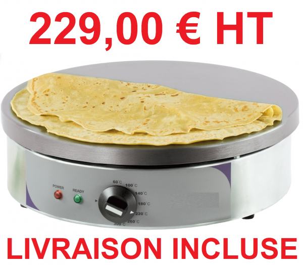 Cr&ecirc;pi&egrave;re &eacute;lectrique professionnelle &Oslash;40 cm - neuve