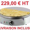 Crêpière électrique professionnelle Ø40 cm - neuve