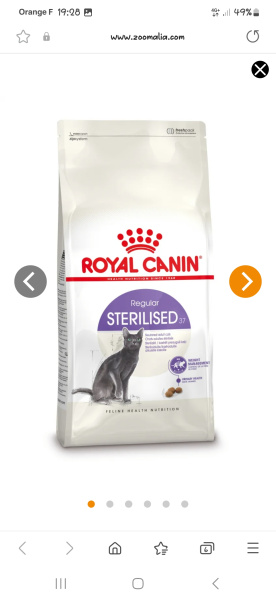 Croquettes chat stérilisé royal canin