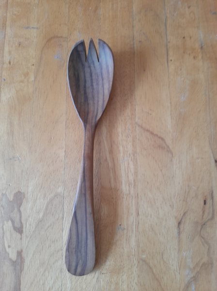 Cuill&egrave;re &agrave; salade bois d'olivier