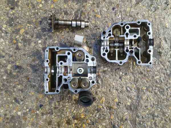 Culasse avant honda pc 800 pacific coast 1989