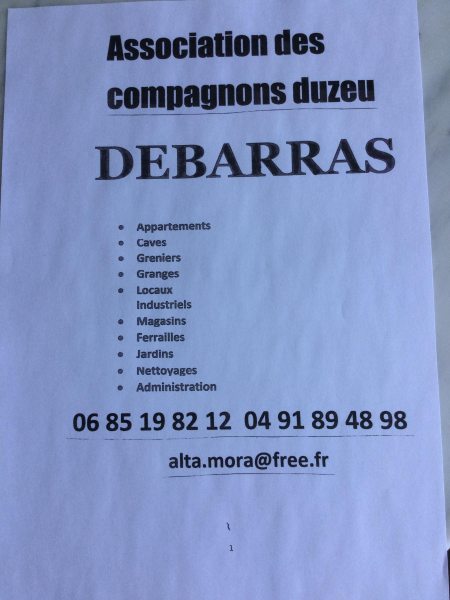 Débarras gratuit marseille