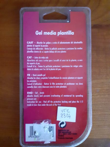 Vente Demi semelles gel