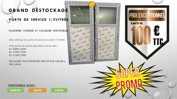 Des porte de service pour votre ext&eacute;rieur