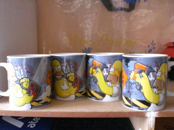 Dessous verre-shaker-4 mugs simpson-tajine 2l5 pas cher