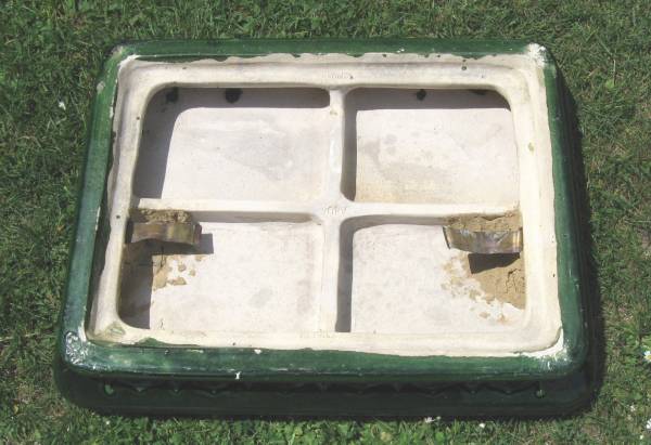 Annonce Dessus de po&ecirc;le en fa&iuml;ence ancien