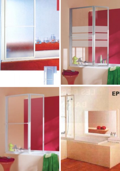 Vente D&eacute;stockage d'&eacute;crans pare baignoire atelier du bain