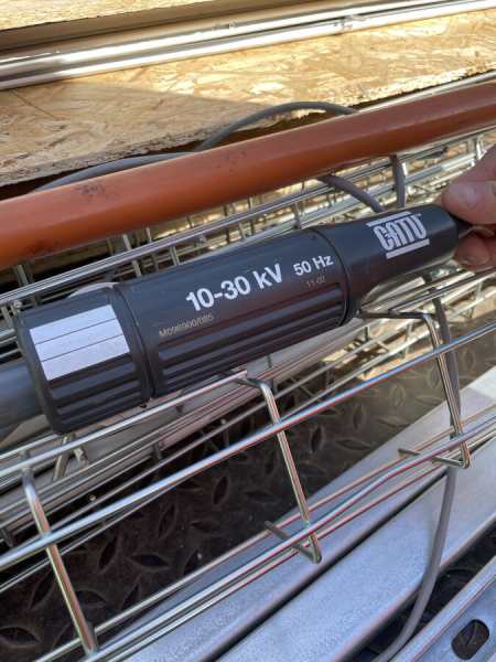 D&eacute;tecteur &eacute;lectronique de tension catu 10-30 kv 50