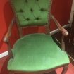 Deux fauteuils coloris vert pas cher