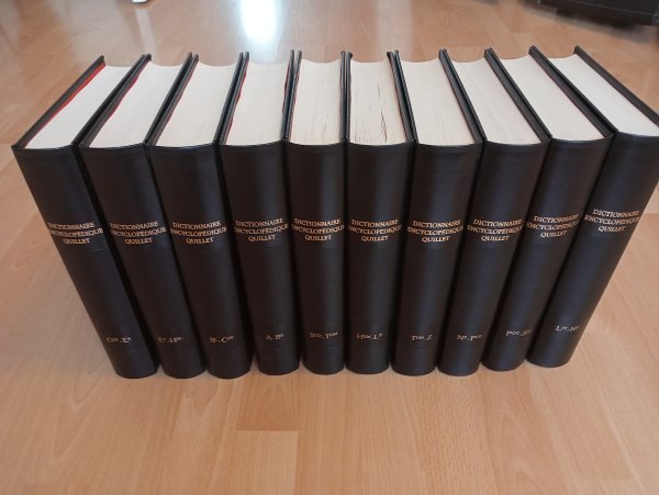 Dictionnaire encyclopédique quillet, 10 volumes