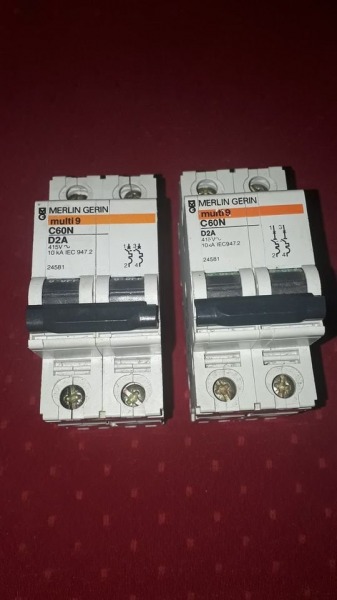 Disjoncteurs merlin gerin c60n 2a courbe d pas cher