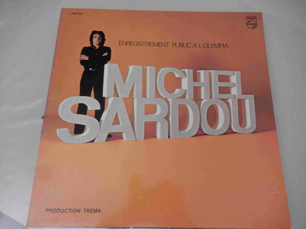 Disque vinyle 33 tours michel sardou