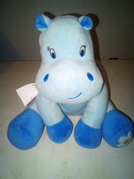 Doudou arthure et lola , hippopotame hochet blaye