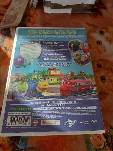 Vente Dvd dessin anim&eacute; chuggington