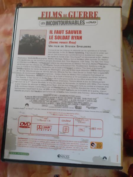Vente Dvd films de guerre "il faut sauver le soldat ryan