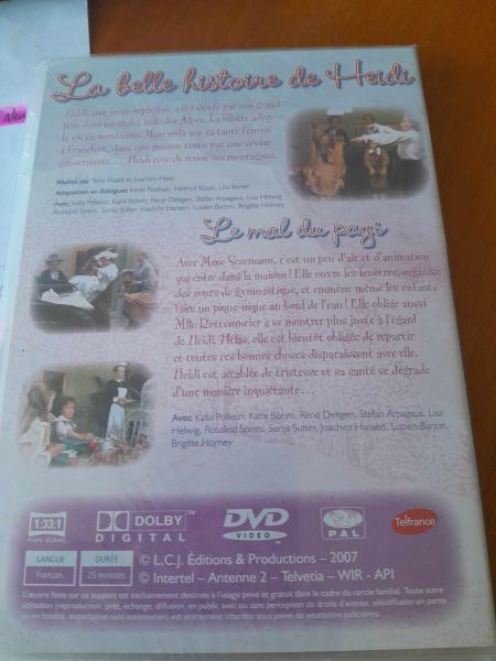 Vente Dvd " heidi