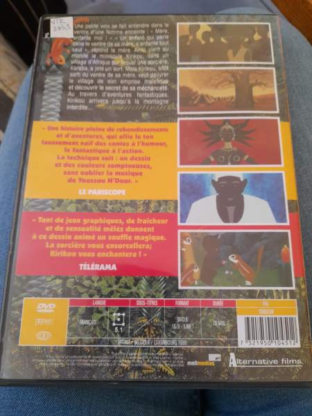 Dvd : " kirikou et la sorcière " pas cher