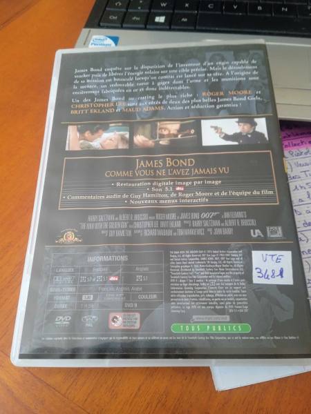 Dvd " l'homme au pistolet d'or " pas cher