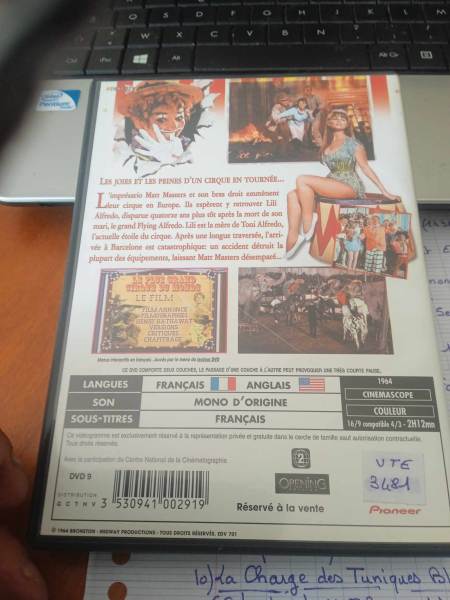 Dvd " le plus grand cirque du monde " pas cher