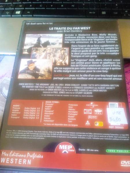 Dvd : " le traite du far west " pas cher