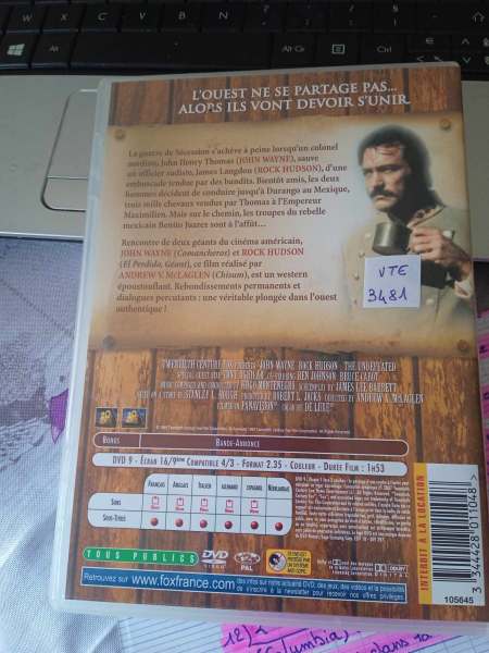 Dvd " les g&eacute;ants de l'ouest  " pas cher