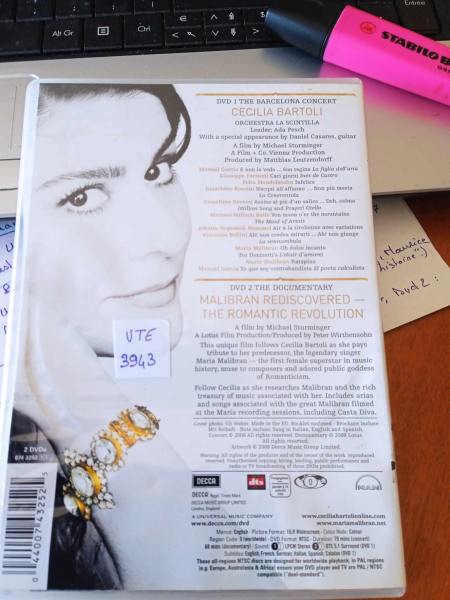 Vente Dvd " maria cecilia bartoli "
