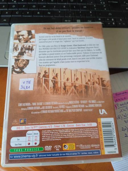 Dvd " pendez-les haut et court " pas cher