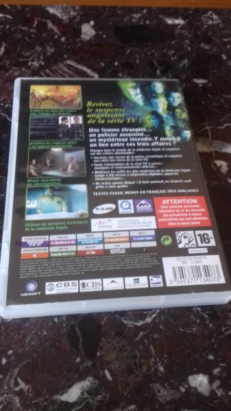 Vente Dvd rom pc ubisoft "les experts "