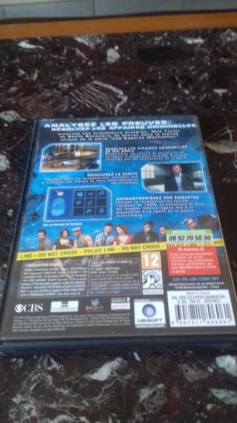 Vente Dvd rom pc ubisoft "les experts manathan "