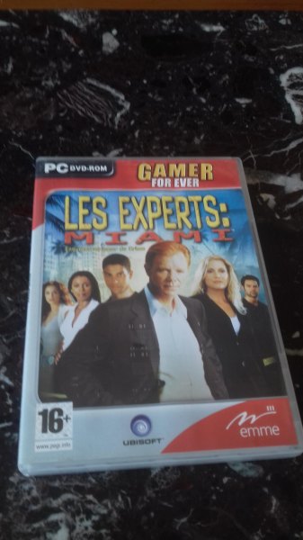 Dvd rom pc ubisoft "les experts miami"
