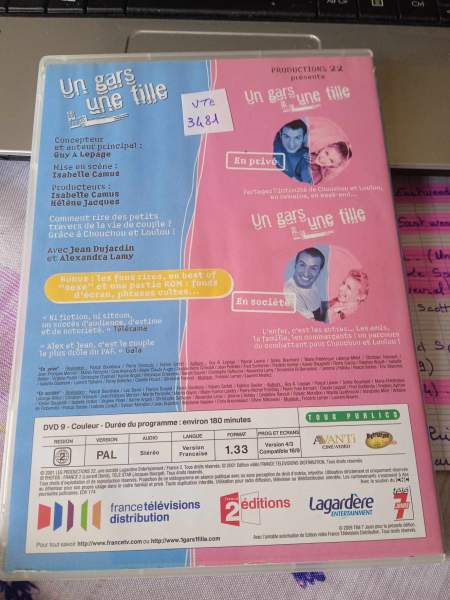 Dvd : " un gars ,une fille n°3 " pas cher