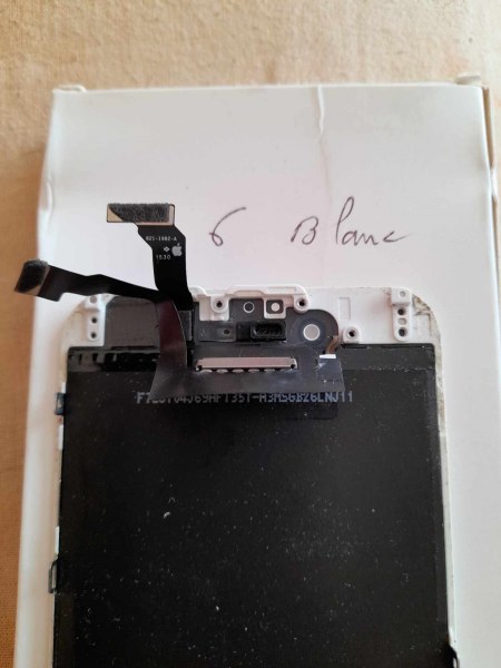 Ecran lcd pour iphone 6 blanc pas cher