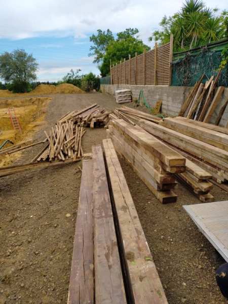 El&eacute;ments de charpente bois