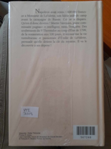 Vente Emilie de la valette, une l&eacute;gende bless&eacute;e