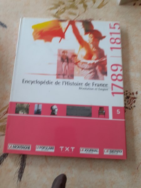 Encyclopedie de l'histoire de france-1789/1815