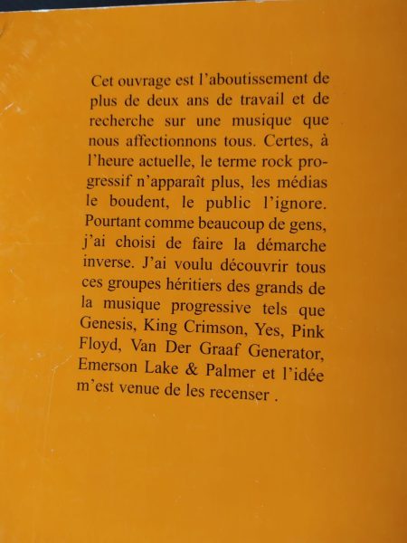 Vente Encyclop&eacute;die des musiques progressives