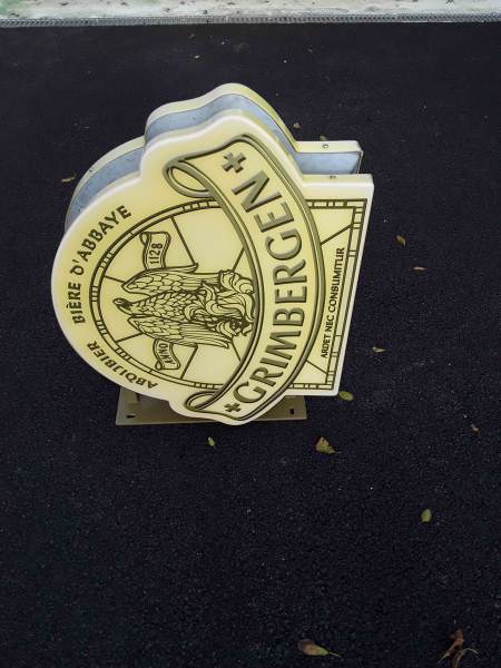 Enseigne lumineuse grimbergen pas cher