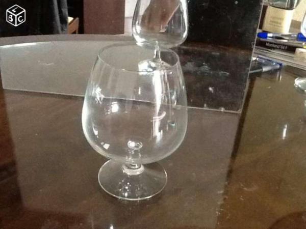 Ensemble de verre a digestif