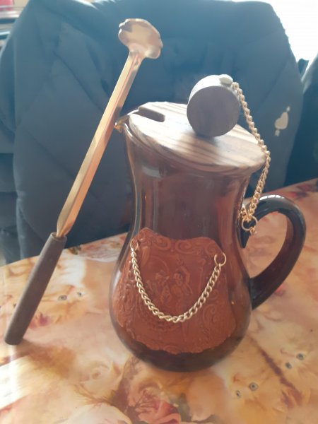 Ensemble pichet &agrave; sangria + cuill&egrave;re