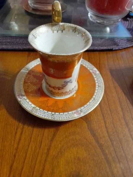 Vente Ensemble tasse et sous tasse portrait napol&eacute;on -