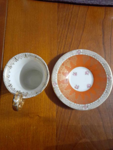 Annonce Ensemble tasse et sous tasse portrait napol&eacute;on -
