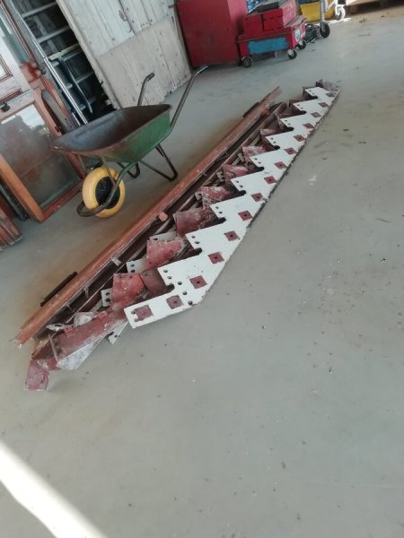 Escalier acier et ch&ecirc;ne 2 quart tournant + rampe pas cher