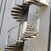 Escalier béton en colimaçon