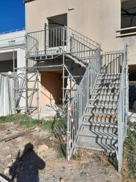 Escalier de chantier crabescal
